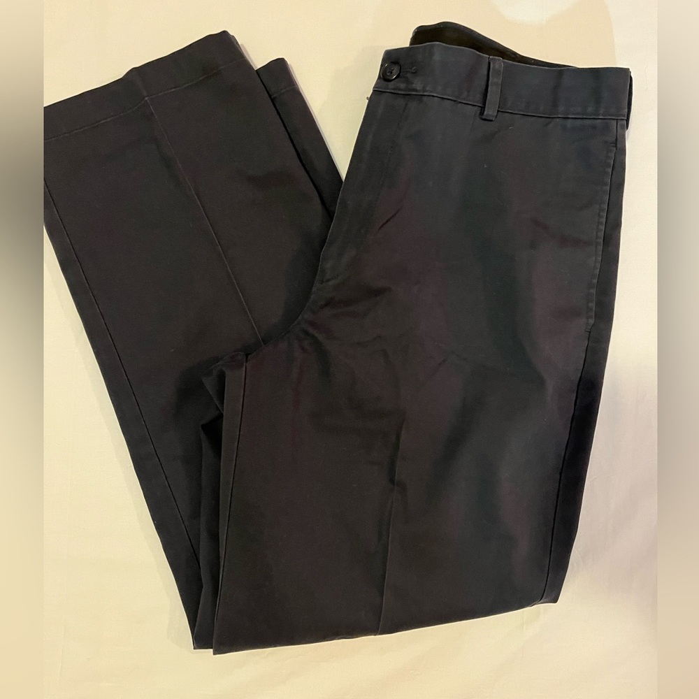 🌷L.L.Bean Natural Fit /Navy Blue /100%Cotton - Picture 1 of 7